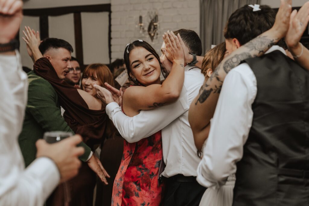 The dance floor at Seckford Hall