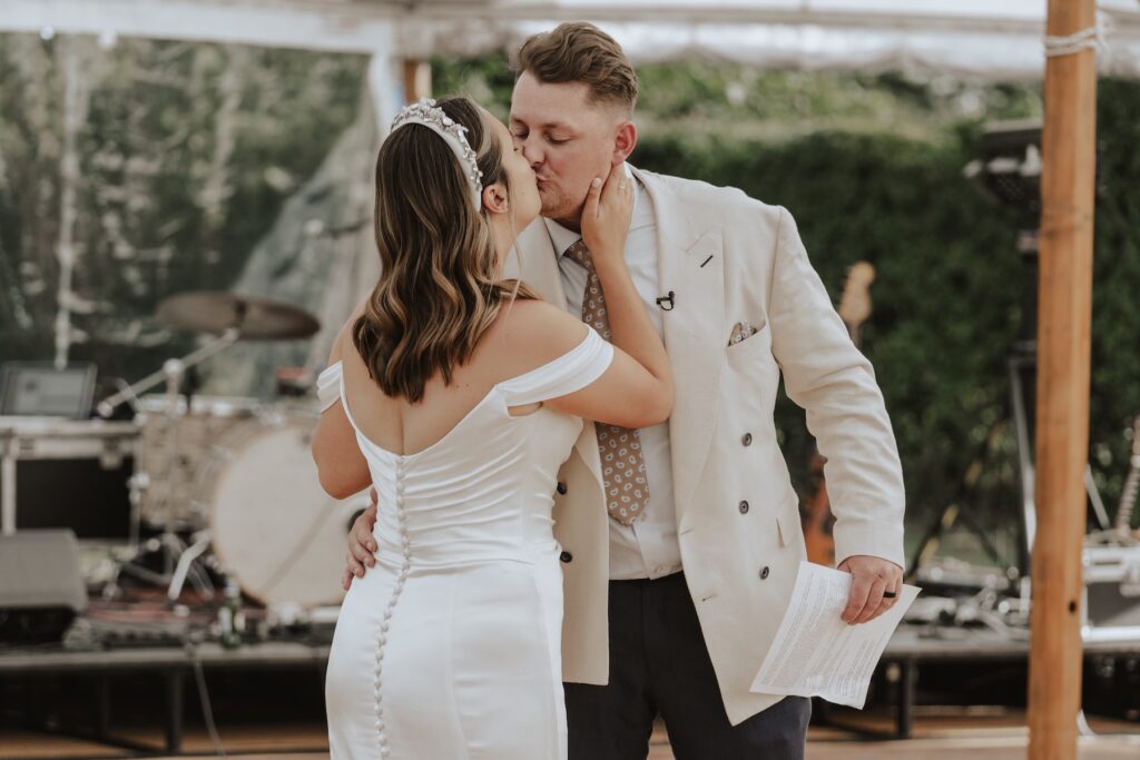 Documentary moments of the bride and groom at their Yorkshire wedding