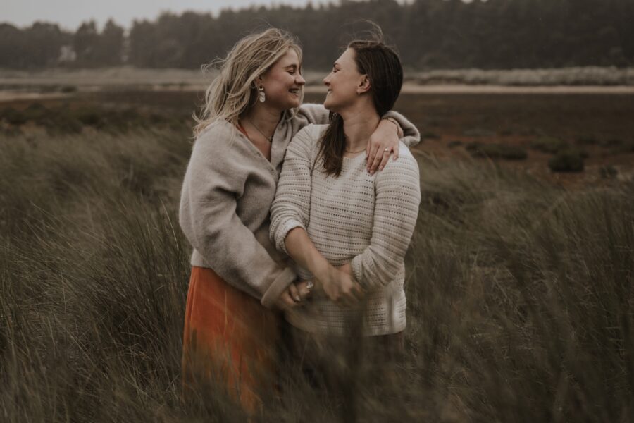 Holkham Beach, Norfolk Engagement Photographer