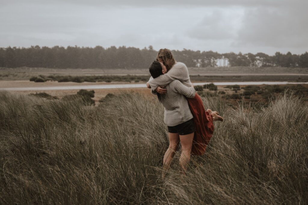 Holkham beach engagement session in Norfolk