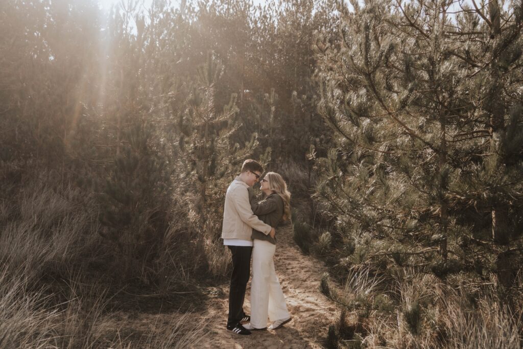 Engagement photography on Norfolk coastline