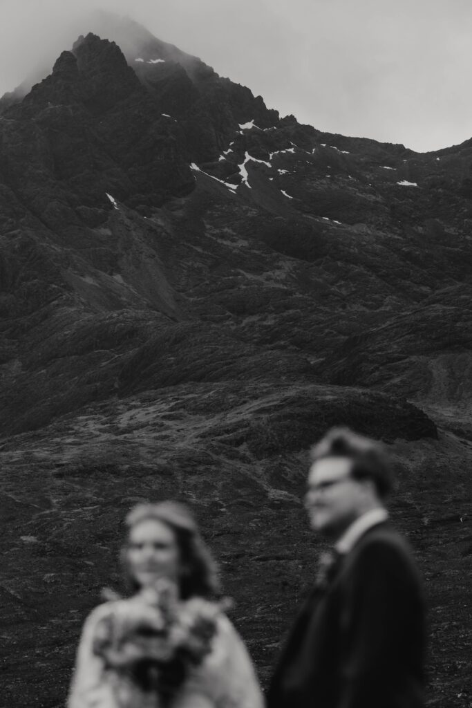 The Sligachan mountains during elopement
