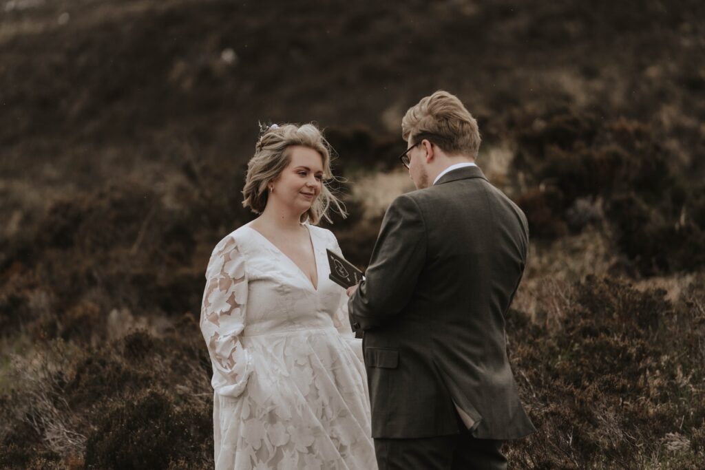 A couple eloping at Sligachan