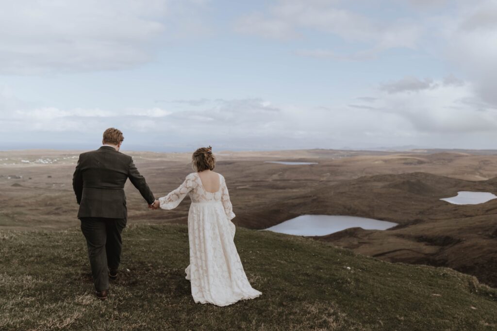 Dramatic Quiraing elopement portraits in Scotland