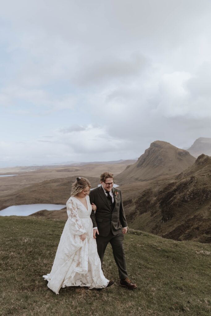 Isle of Skye elopement photographer at The Quiraing