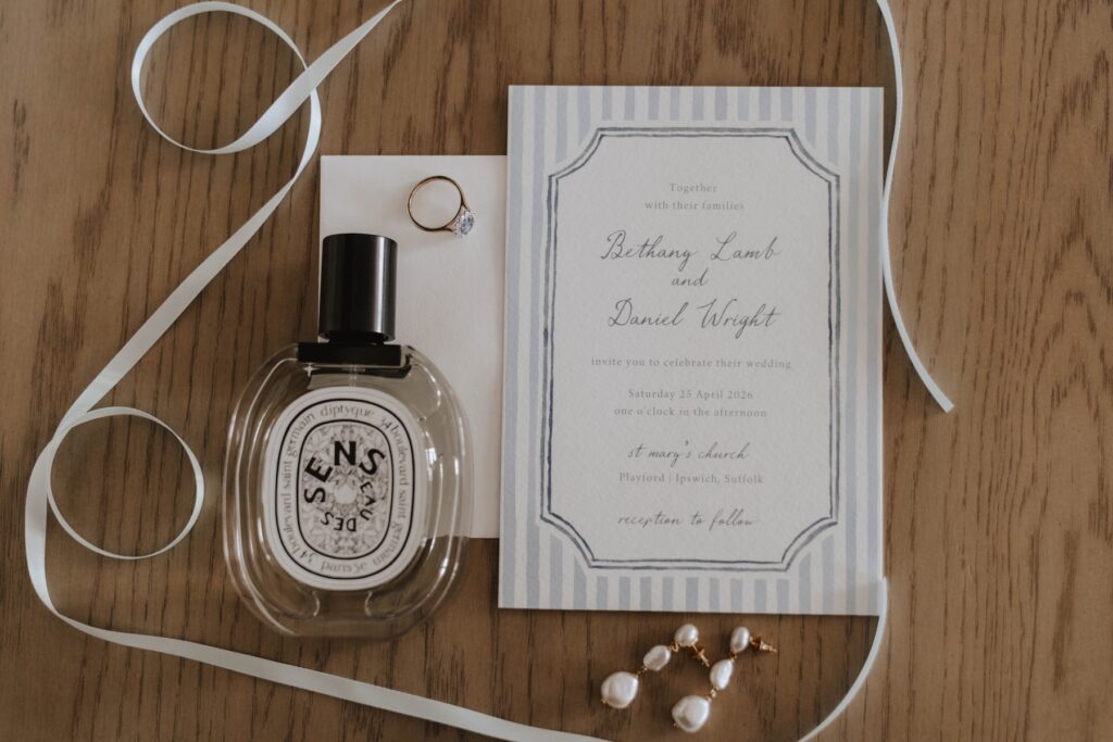 Details at Seckford Hall wedding