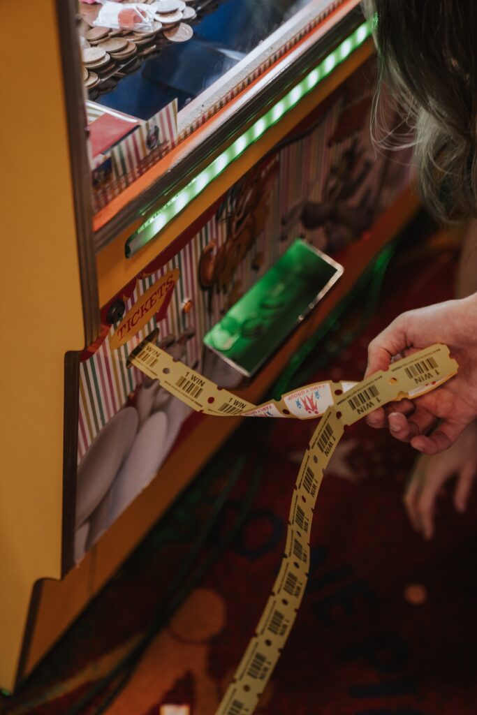 The arcade machines at Felixstowe pier