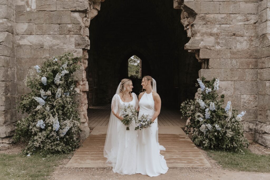Family photographs at Dunglass Estate wedding