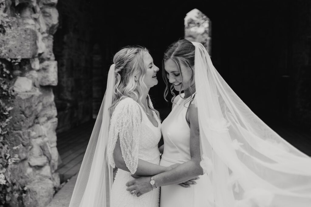 Brides together at Dunglass Estate wedding venue