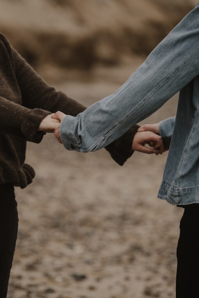 Covehithe beach engagement session