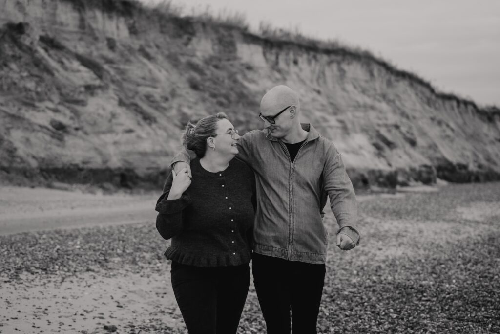 Suffolk photographer capturing covehithe beach session