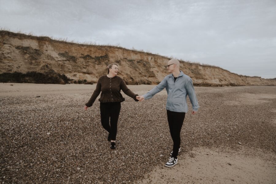 Covehithe Beach Engagement Session – Suffolk photographer