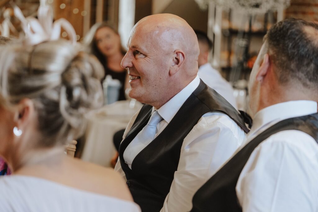 Emotional and funny wedding speeches at a summer Essex wedding