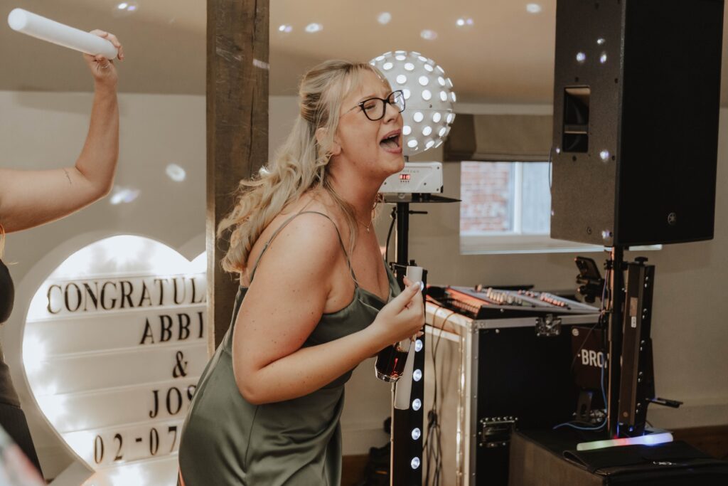 Guests enjoying the dance floor during an Essex wedding reception