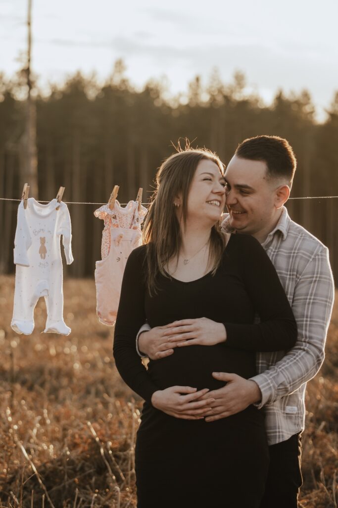 Maternity photographer in Suffolk during maternity session
