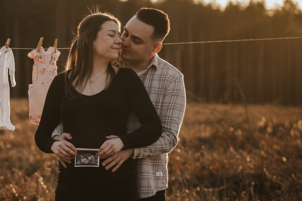 Suffolk family photographer at Thetford Forest for maternity session